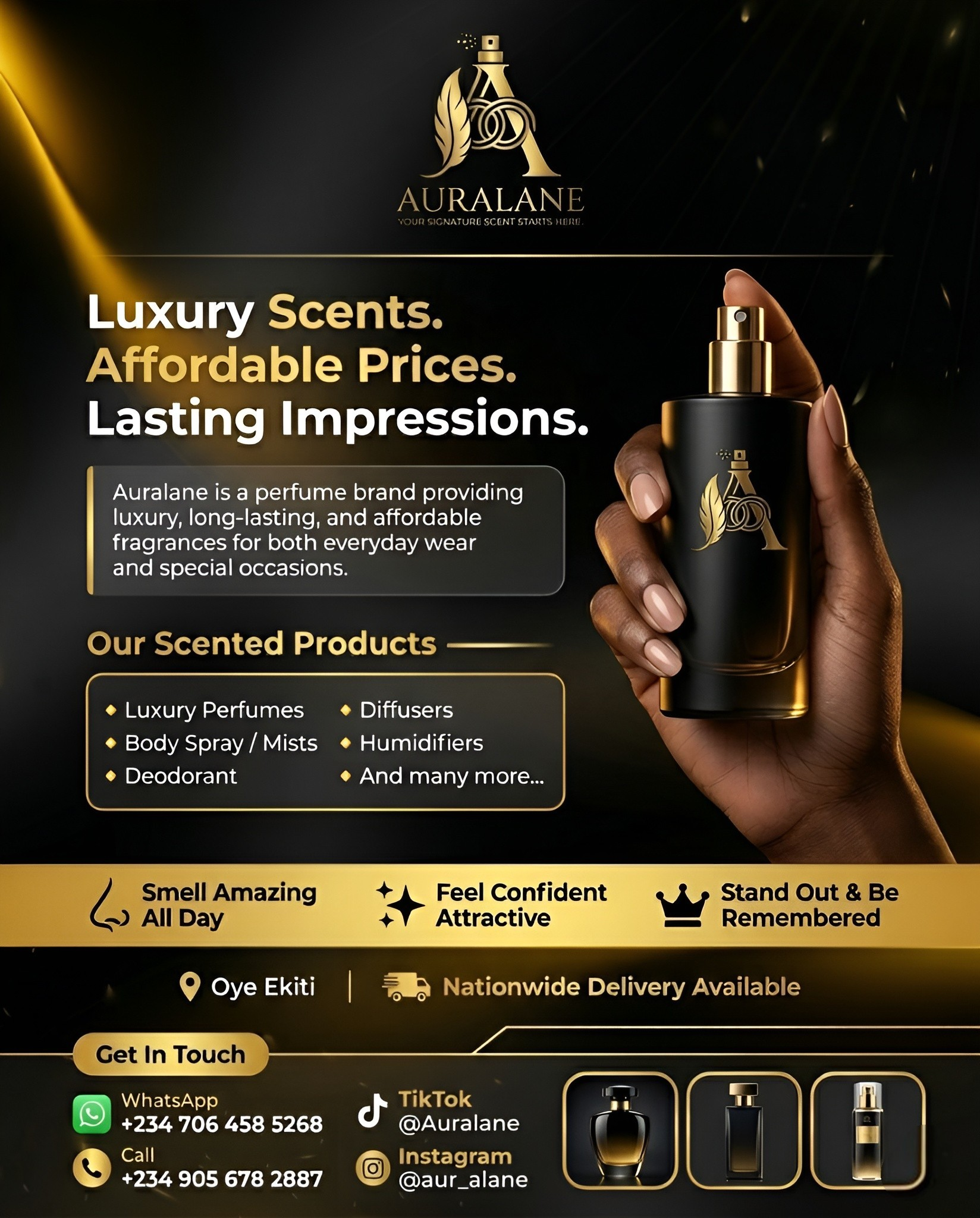 Auralane Brand Flyer